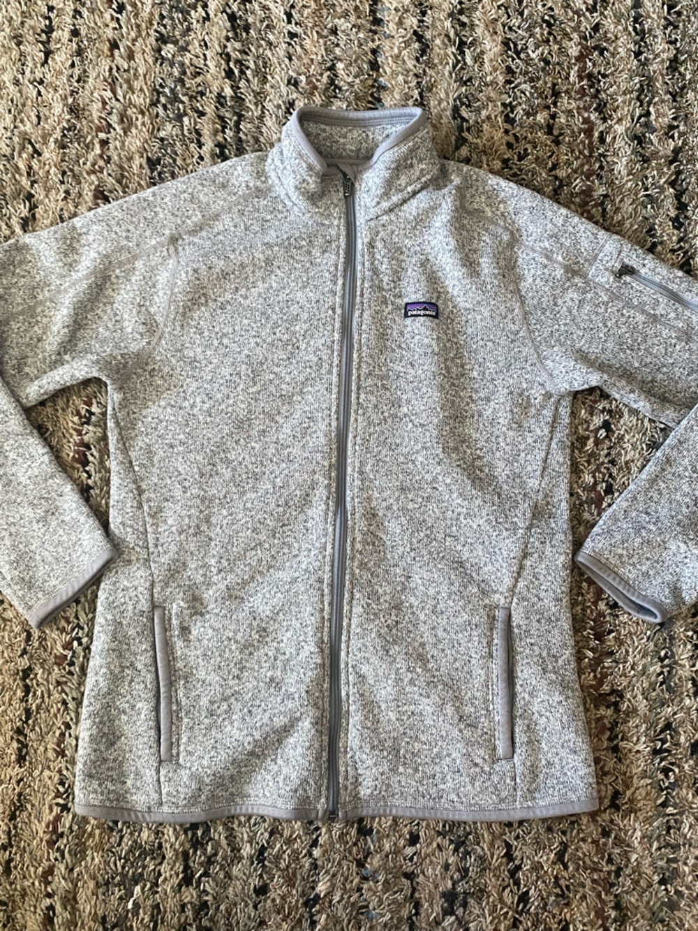 Patagonia Heather Gray Full-Zip Utility Jacket